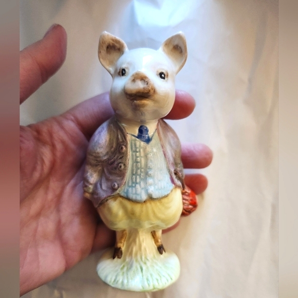 👉*RARE VTG* BESWICK BEATRIX POTTER "PIGLING  BLAND" FIGURE 1956 ~EXCELLENT COND - Picture 6 of 6